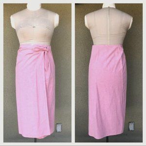 NEW Ralph Lauren vintage midi wrap skirt